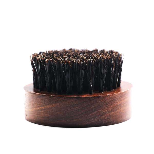 Men's care round black gold sandalwood beard brush beard care beard brush